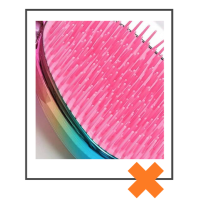 Haarborstel handmodel unicorn oil